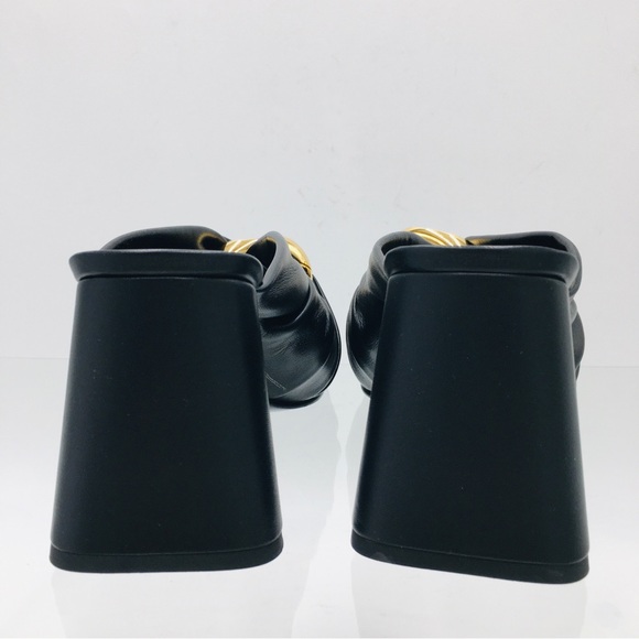 J. W. Anderson Chain Link Heel Mule Black Napa Size EU 39  US 9 Medium - Picture 9 of 16